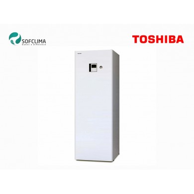 Термопомпа Toshiba Estia R32 AIO HWT-1101F21MM3W-E / HWT-801HW-E (комплект с бойлер)