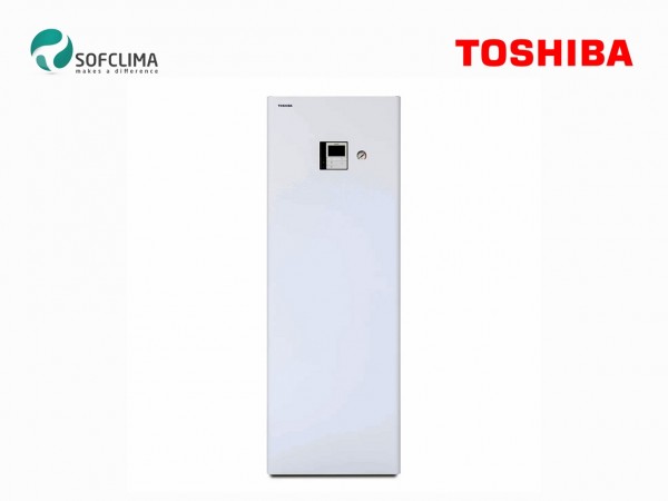 Термопомпа Toshiba Estia R32 AIO HWT-1101F21MT6W-E / HWT-1101HRW-E (комплект с бойлер)