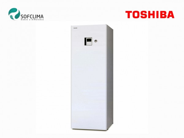 Термопомпа Toshiba Estia R32 AIO HWT-1101F21MT9W-E / HWT-801HW-E (комплект с бойлер)