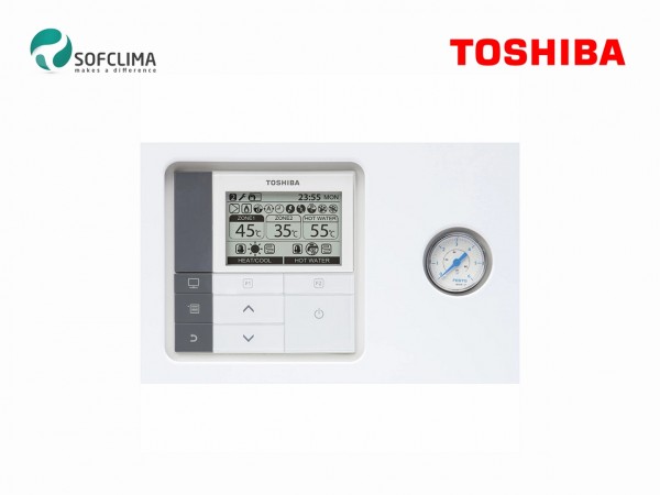 Термопомпа Toshiba Estia R32 HWT-1101XWHT6W-E / HWT-1101HRW-E