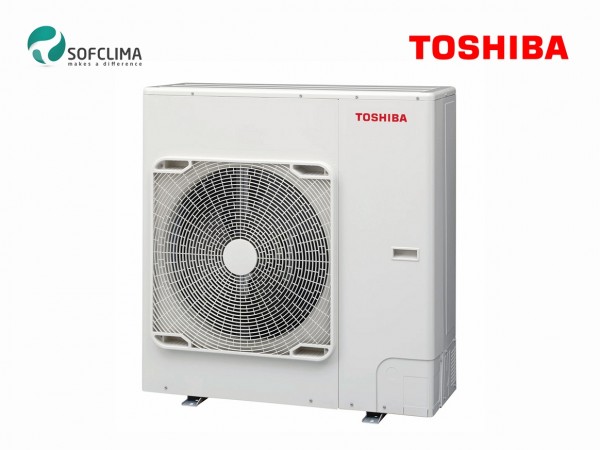 Термопомпа Toshiba Estia R32 AIO HWT-1101F21MT6W-E / HWT-1101HRW-E (комплект с бойлер)